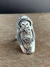 Load image into Gallery viewer, Size 9 owl ring