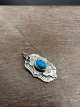 Load image into Gallery viewer, Peruvian Blue Opalina charm
