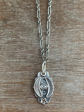 Load image into Gallery viewer, Silver eye charm