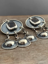Load image into Gallery viewer, Montana agate jingle earrings
