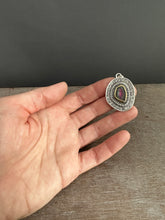 Load image into Gallery viewer, Raw tourmaline set in 22k gold