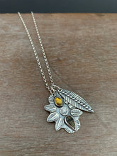 Load image into Gallery viewer, Tourmaline Leaf Charm Set