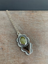 Load image into Gallery viewer, Sapphire and shark tooth medallion