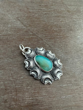 Load image into Gallery viewer, Peruvian Opal Moon Pendant