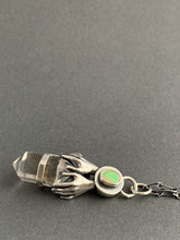 Load image into Gallery viewer, Opal and quartz crystal necklace