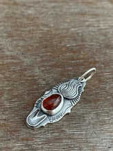 Load image into Gallery viewer, Sacred heart orange kyanite charm