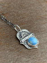 Load image into Gallery viewer, Kazakhstan lavender turquoise charm necklace
