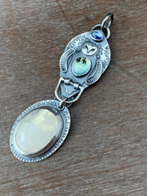 Load image into Gallery viewer, Moonstone Owl Pendant