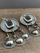 Load image into Gallery viewer, Montana agate jingle earrings