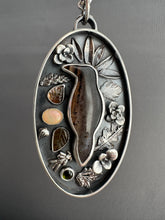 Load image into Gallery viewer, Forest crow necklace