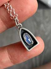Load image into Gallery viewer, #5 Tiny moonstone charm with 18” rolo chain included