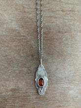 Load image into Gallery viewer, Sacred heart orange kyanite charm