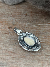 Load image into Gallery viewer, Fire and moonstone double sided dragon egg medallion