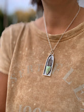 Load image into Gallery viewer, Variscite sacred heart shrine pendant