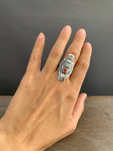 Load image into Gallery viewer, Size 9 owl ring