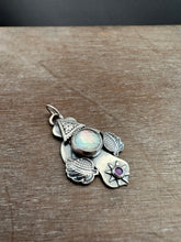 Load image into Gallery viewer, Abalone Shell and Amethyst charm