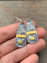 Load image into Gallery viewer, Keum Boo Basket Weave Earrings