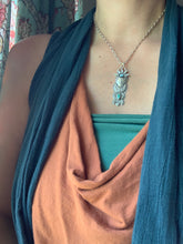 Load image into Gallery viewer, Mountain lion turquoise pendant