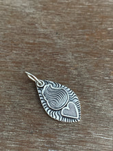 Load image into Gallery viewer, Sacred heart silver charm