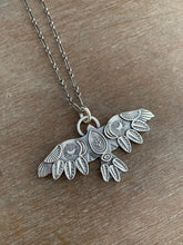 Load image into Gallery viewer, Large stamped bird pendant
