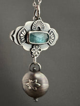 Load image into Gallery viewer, Kyanite and handmade bell.