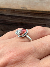 Load image into Gallery viewer, Tourmaline and rising sun ring size 8