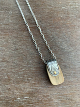 Load image into Gallery viewer, Fossilized woolly mammoth ivory charm