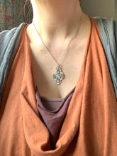 Load image into Gallery viewer, Lucy Owl with Topaz and Moonstone