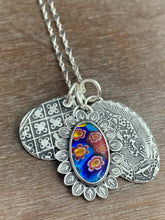 Load image into Gallery viewer, Our Lady of Guadalupe and millefiori charm set
