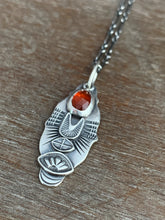 Load image into Gallery viewer, Orange kyanite charm necklace