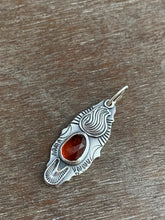 Load image into Gallery viewer, Sacred heart orange kyanite charm
