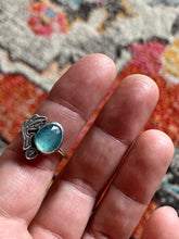 Load image into Gallery viewer, Peruvian Opal antler ring size 7