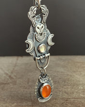Load image into Gallery viewer, Opal Owl Pendant