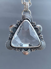 Load image into Gallery viewer, Vintage Swarovski moon prism medallion #2