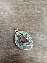 Load image into Gallery viewer, Raw tourmaline set in 22k gold