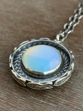 Load image into Gallery viewer, Opalite glass fish pendant