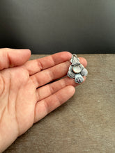 Load image into Gallery viewer, Abalone Shell and Amethyst charm