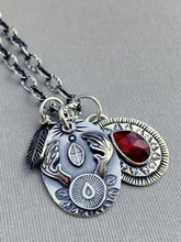 Load image into Gallery viewer, Sterling Silver Antler and Feather Charms