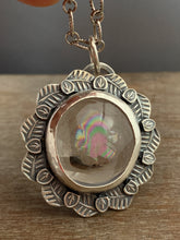 Load image into Gallery viewer, Rainbow quartz medallion