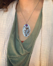 Load image into Gallery viewer, Obsidian Crow Necklace