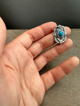 Load image into Gallery viewer, Peruvian Blue Opalina charm