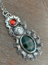 Load image into Gallery viewer, Bloodstone Bear Pendant