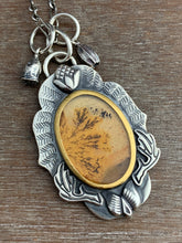Load image into Gallery viewer, Dendritic Agate set in 22k gold