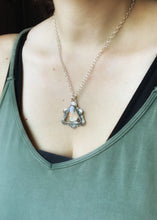 Load image into Gallery viewer, Vintage Swarovski moon prism medallion #1