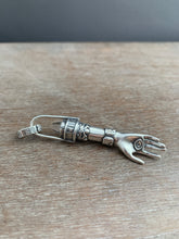 Load image into Gallery viewer, Hand pendant with eye on the palm