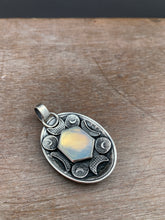Load image into Gallery viewer, Opalite double sided dragon egg medallion