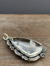 Load image into Gallery viewer, Large Quartz pendant with 34” chain as requested