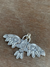 Load image into Gallery viewer, Large stamped bird pendant