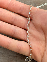 Load image into Gallery viewer, Add a chain to a necklace, Medium sterling chain, 3.2mm Oval Rolo Chain