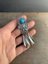 Load image into Gallery viewer, Egyptian turquoise medallion